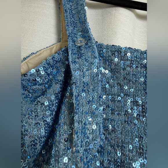 East N West Label Sequin Western Festival Set Vest, Top & Skirt | Size S,XS & 1 - Picture 12 of 17